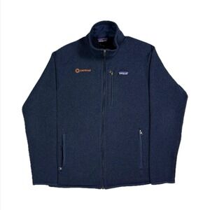 Patagonia Cerevel custom navy blue full zip better sweater fleece men medium